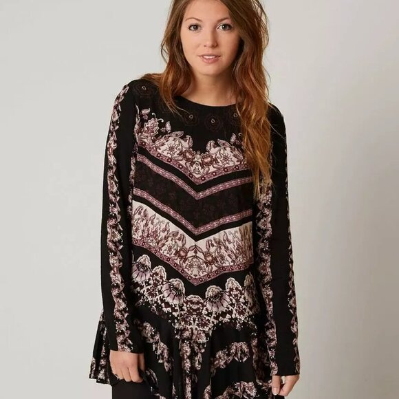 FREE People Smooth Talker Tunic Top SZ Small - Picture 1 of 6